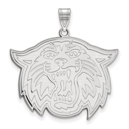 10K White Gold Logoart Villanova University Wildcat Extra Large Pendant