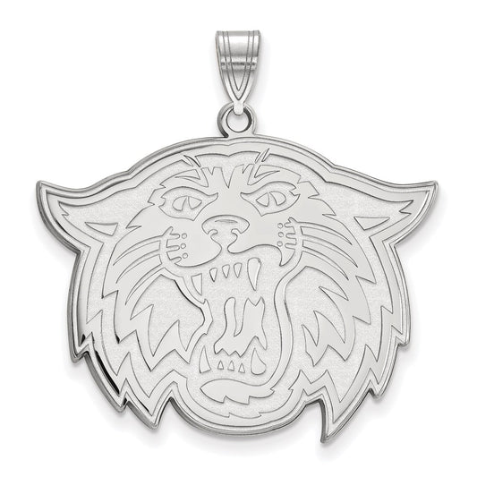 10K White Gold Logoart Villanova University Wildcat Extra Large Pendant
