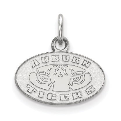 14K White Gold Logoart Auburn Tigers Extra Small Pendant