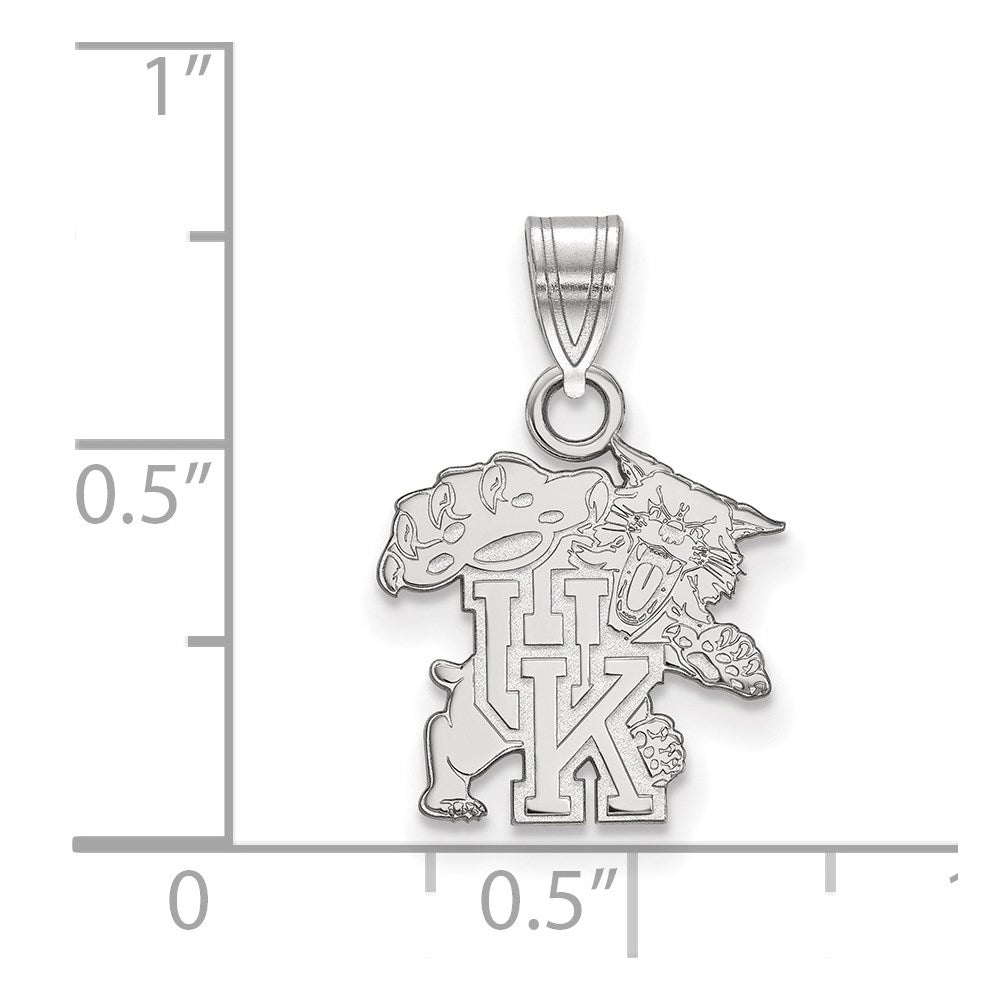 10K White Gold Logoart University Of Kentucky U K Wildcat Small Pendant