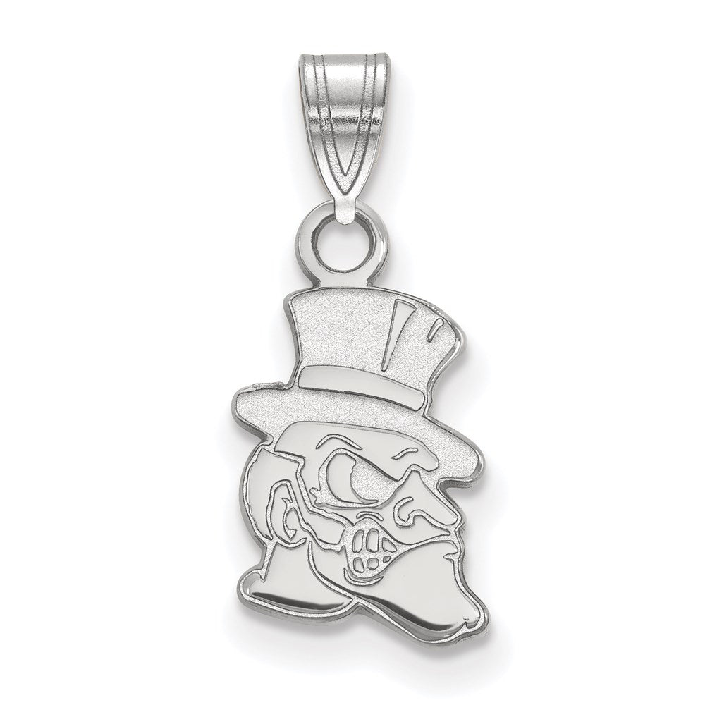 14K White Gold Logoart Wake Forest University Demon Deacon Small Pendant