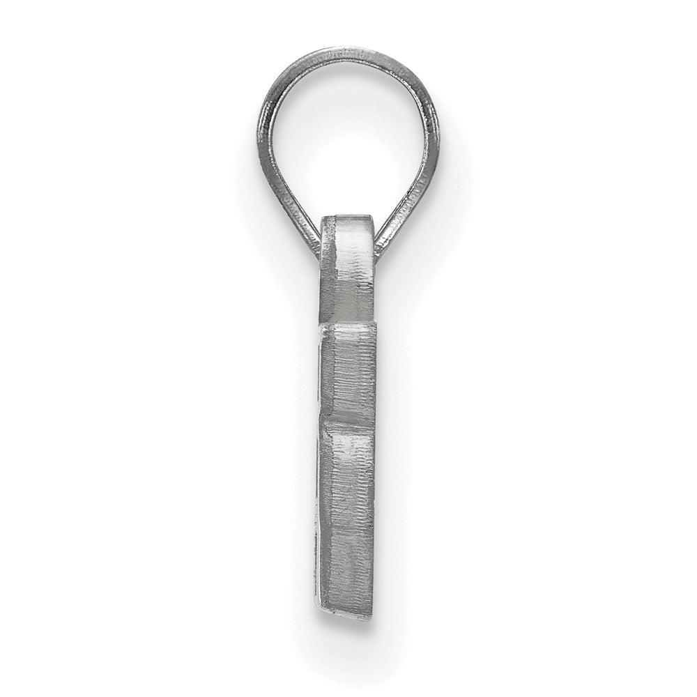 Sterling Silver Rhodium Plated Logoart University Of Tennessee Vols Small Pendant