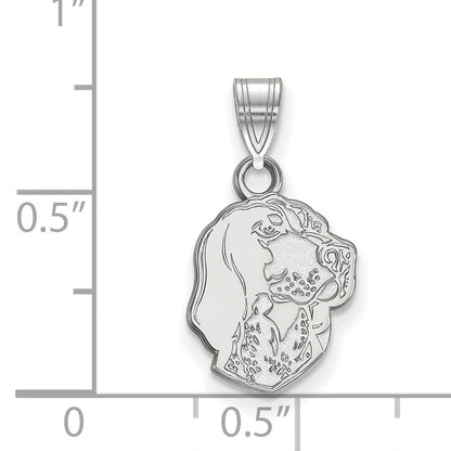 Sterling Silver Rhodium Plated Logoart University Of Tennessee Smokey Small Pendant