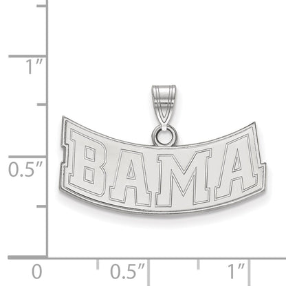 14K White Gold Logoart University Of Alabama Medium Pendant