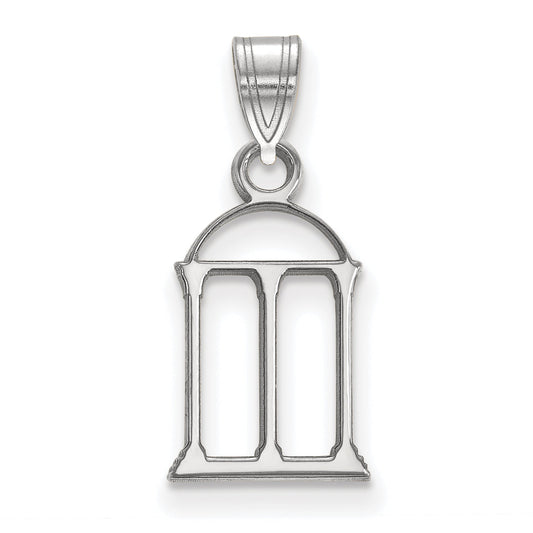 Sterling Silver Rhodium Plated Logoart University Of Georgia Arch Small Pendant