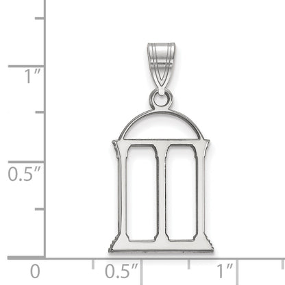 Sterling Silver Rhodium Plated Logoart University Of Georgia Arch Large Pendant