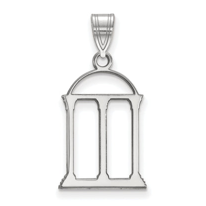 Sterling Silver Rhodium Plated Logoart University Of Georgia Arch Large Pendant
