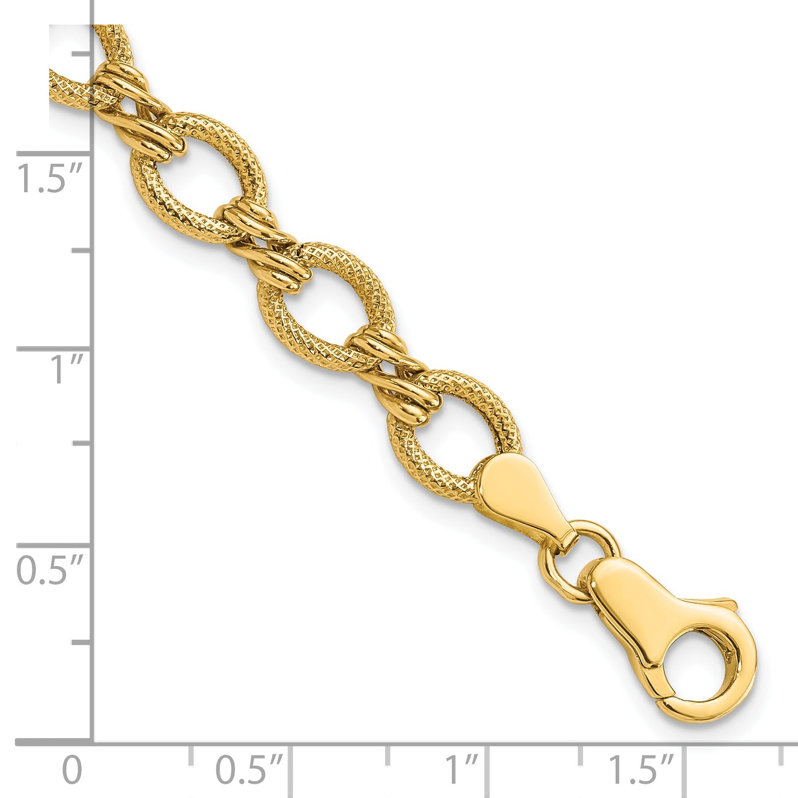 14K Yellow Gold Fancy Bracelet