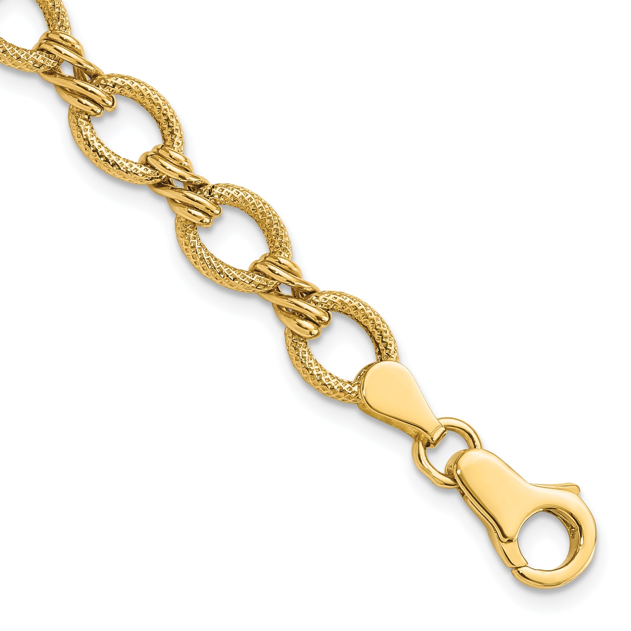14K Yellow Gold Fancy Bracelet