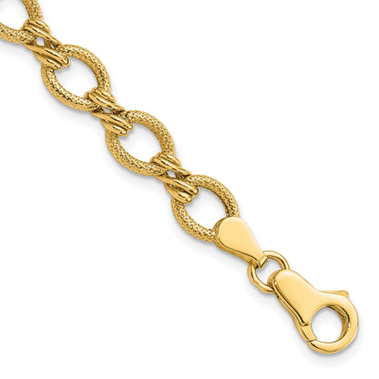 14K Yellow Gold Fancy Bracelet