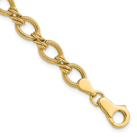 14K Yellow Gold Fancy Bracelet