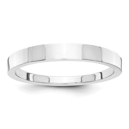 Solid 18K Yellow Gold White Gold 3mm Tapered Polished Men's/Women's Wedding Band Ring Size 5.5