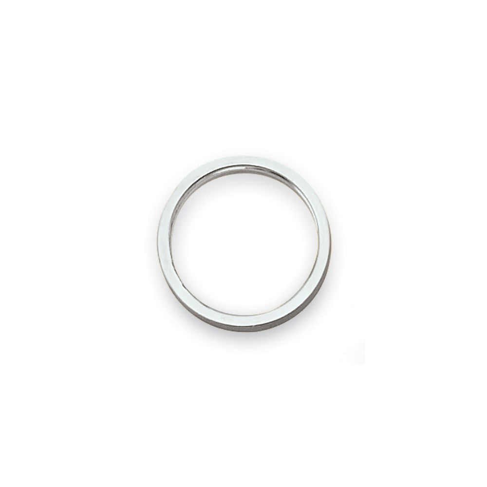 Solid 18K Yellow Gold White Gold 2mm Flat Satin Men's/Women's Wedding Band Ring Size 8