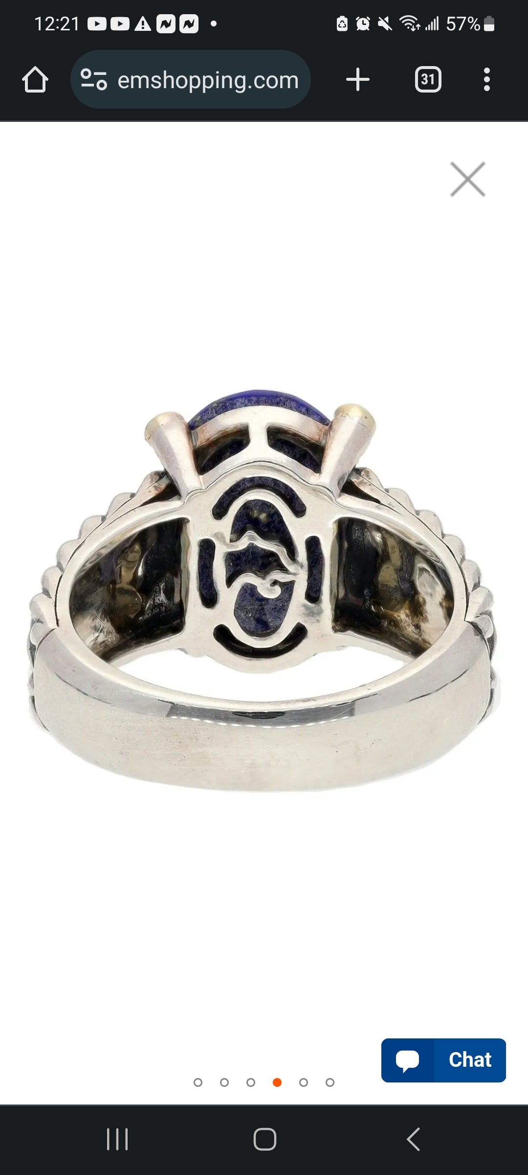 Custom Order - 14k White Gold 12mm Pear Cut Blue Topaz A Real Diamond ring
