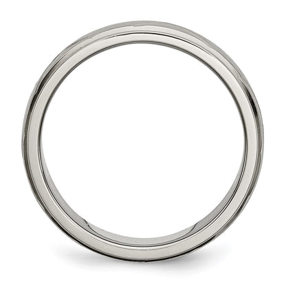 Titanium X Design 6mm Satin Band
