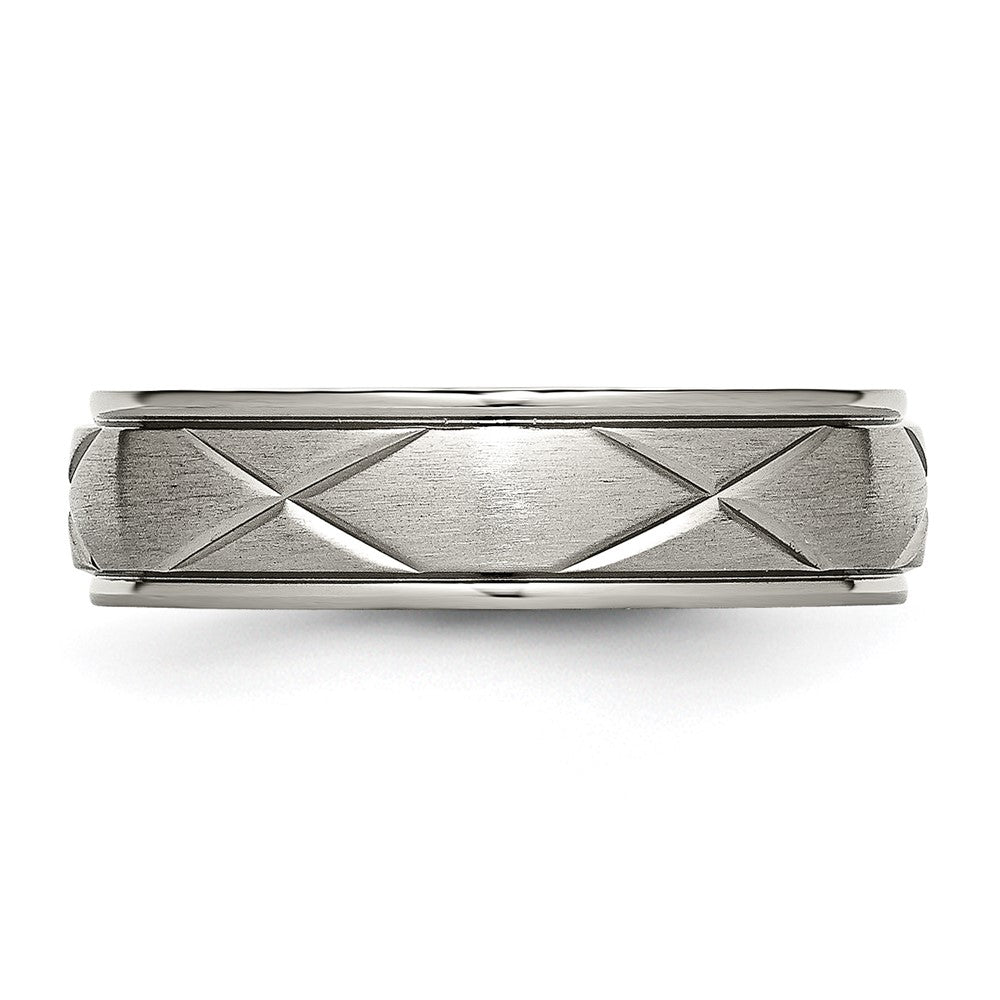 Titanium X Design 6mm Satin Band