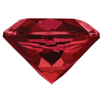 Gemstone Blazing Red Passion Topaz 10X8mm Antique Long Cushion