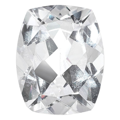 Gemstone White Passion Topaz 8X6mm Antique Long Cushion