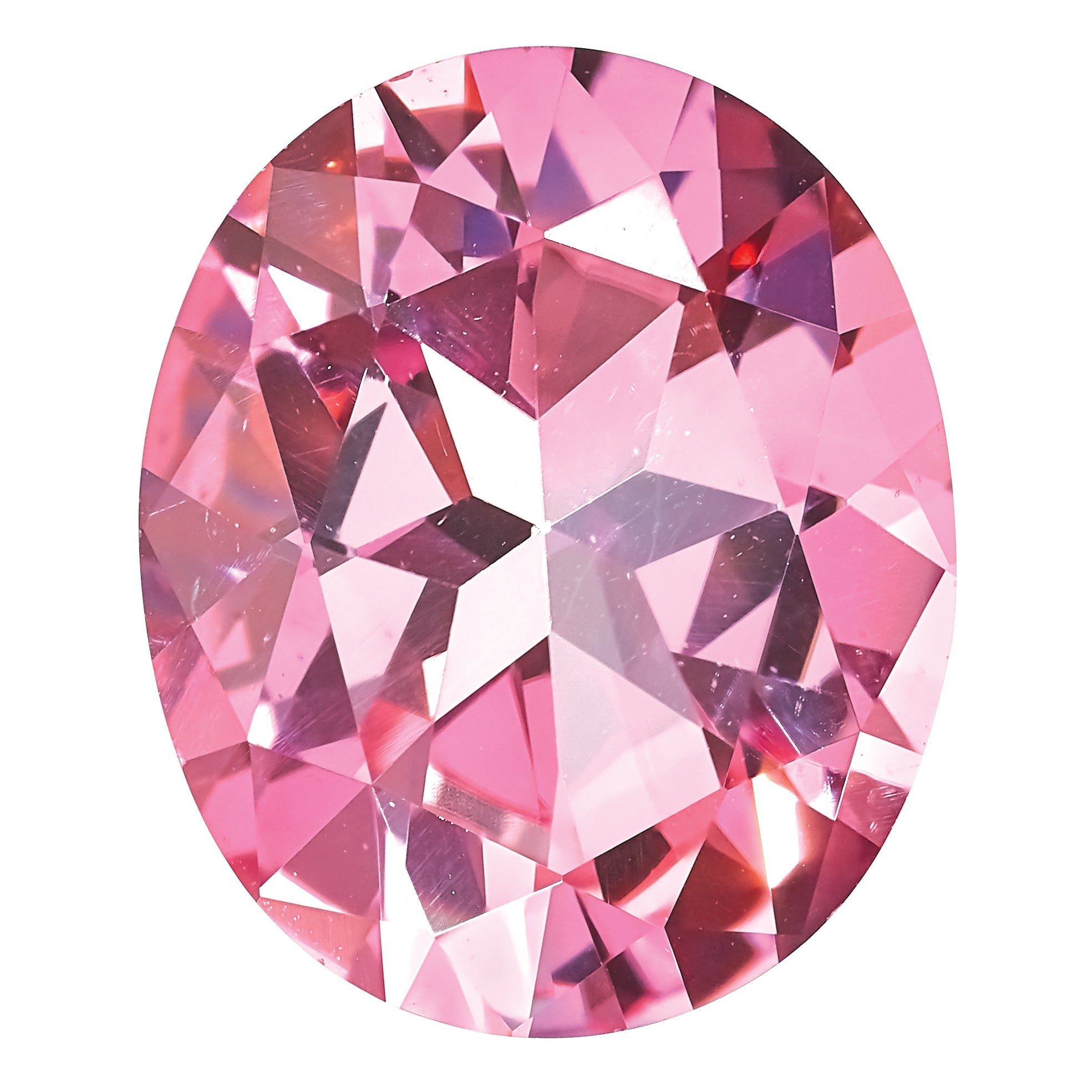 Gemstone Baby Pink Passion Topaz 12X10mm Oval
