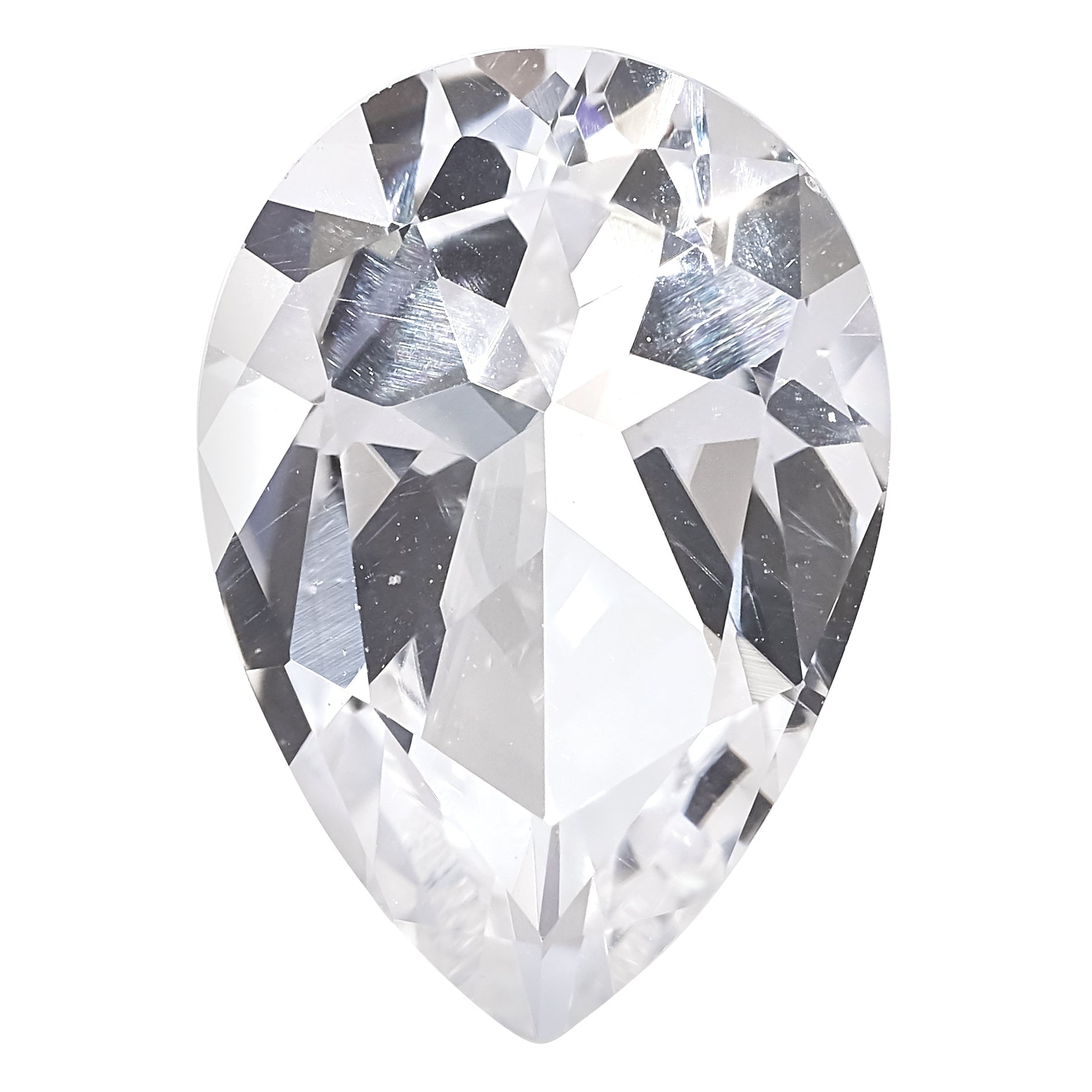 Gemstone White Passion Topaz 6X4mm Pear