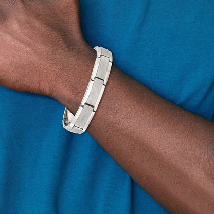 8.5 Inch Chisel Tungsten Polished And Satin 8.25 Bracelet