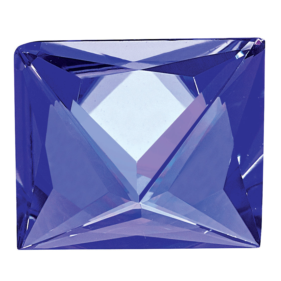 Gemstone Tanzanite Aa Quality 4mm Princess