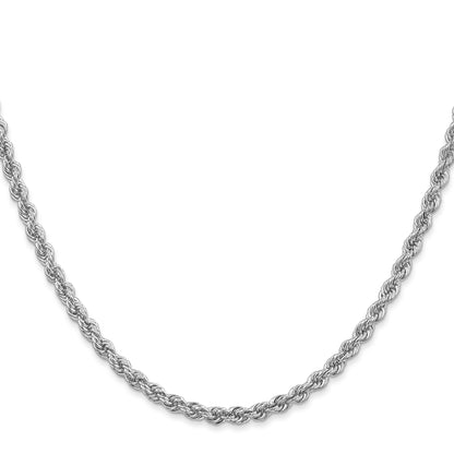 14k Yellow Gold 18 inch 3mm Regular Rope with Lobster Clasp Chain Necklace