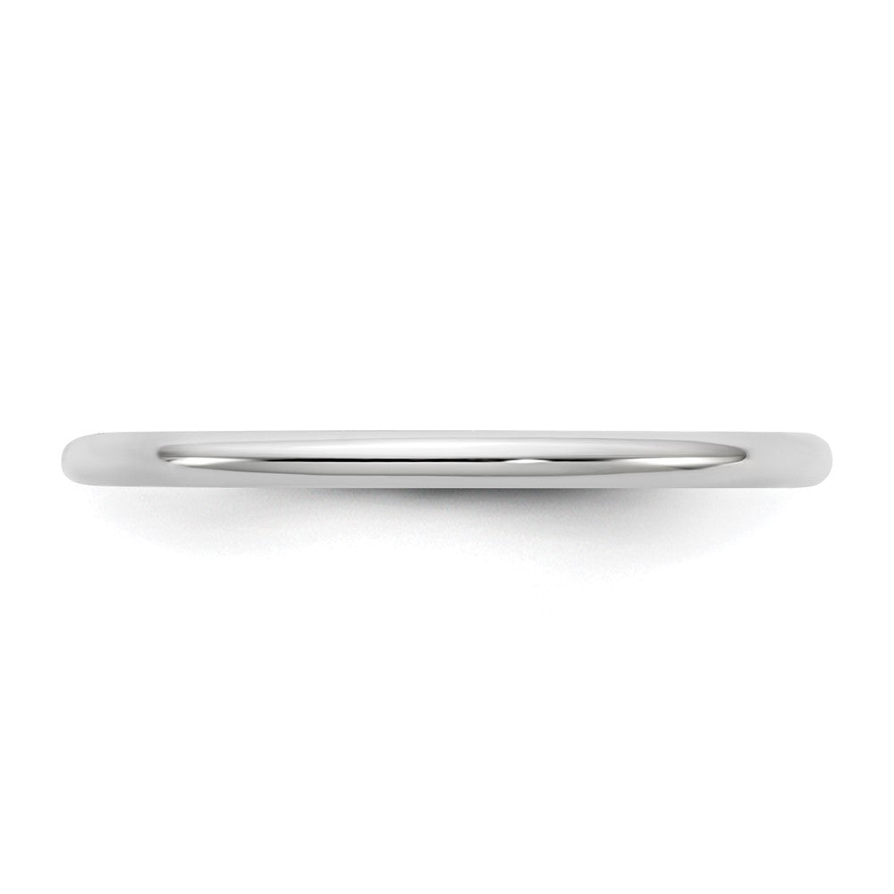 14K White Gold 1.5mm Standard Comfort Fit Band
