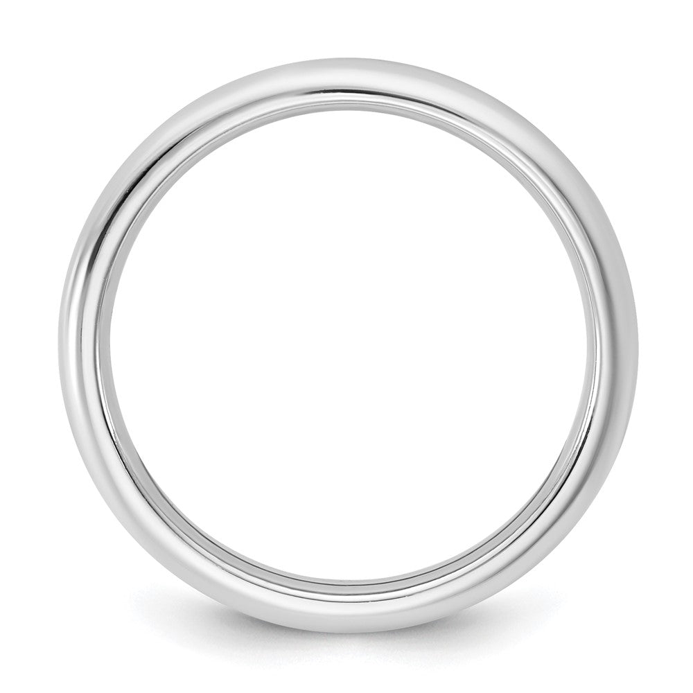 10K White Gold 10Kw 2.5mm Standard Comfort Fit Band Size 14