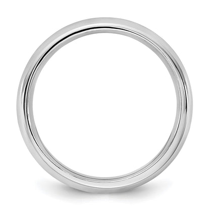 14K White Gold 3.5mm Standard Comfort Fit Band