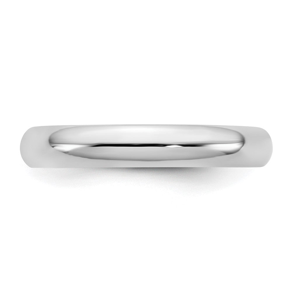 14K White Gold 3.5mm Standard Comfort Fit Band