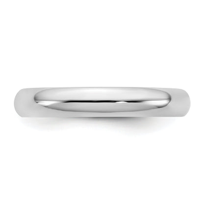 10K White Gold 10Kw 3.5mm Standard Comfort Fit Band Size 6.5