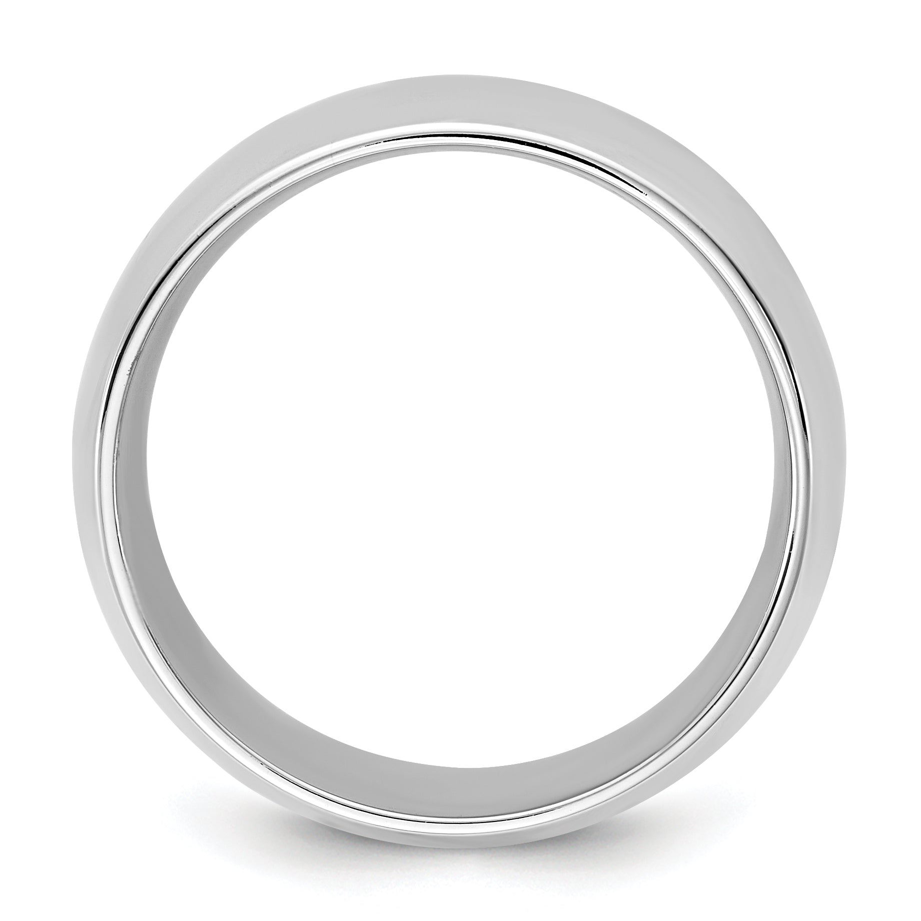 10K White Gold 10Kw 4.5mm Standard Comfort Fit Band Size 5.5