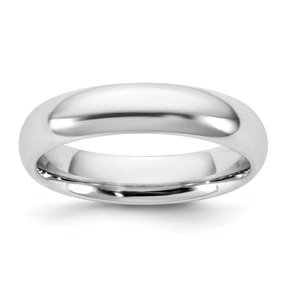 10K White Gold 10Kw 4.5mm Standard Comfort Fit Band Size 8