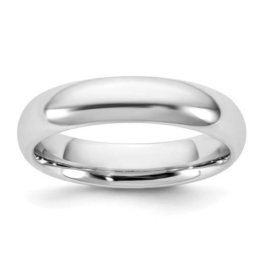 14K White Gold 4.5mm Standard Comfort Fit Band