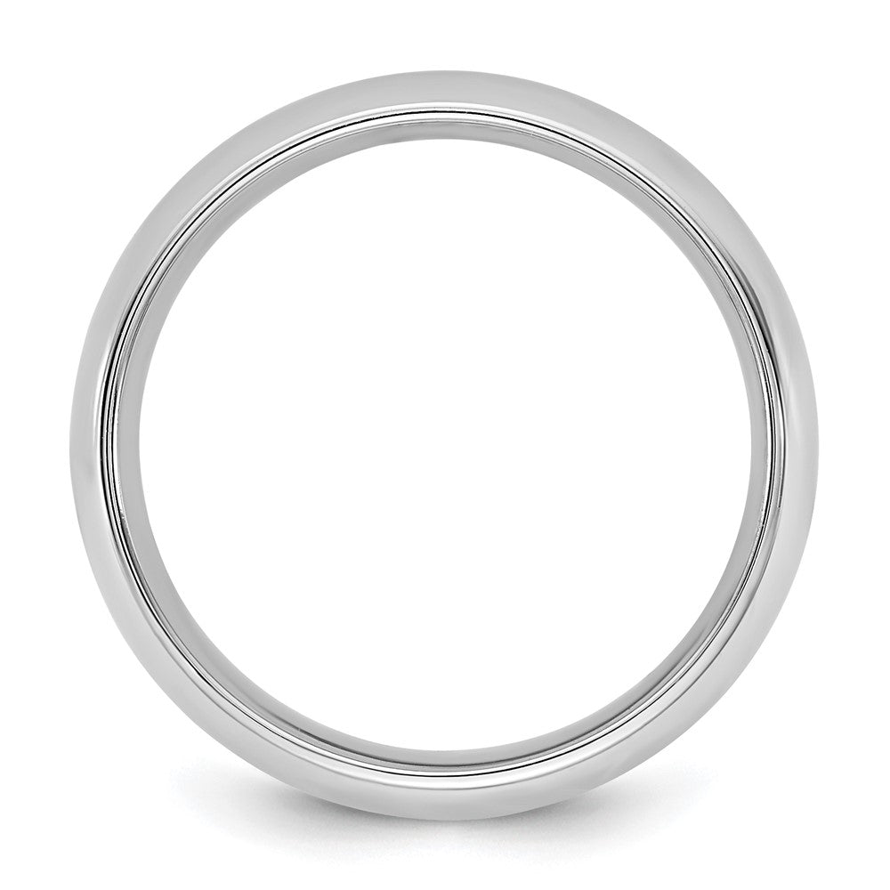 14K White Gold 5.5mm Standard Comfort Fit Band