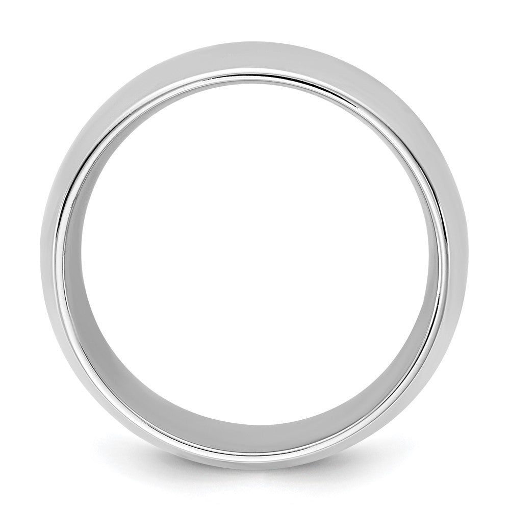 10K White Gold 10Kw 9mm Standard Comfort Fit Band Size 4