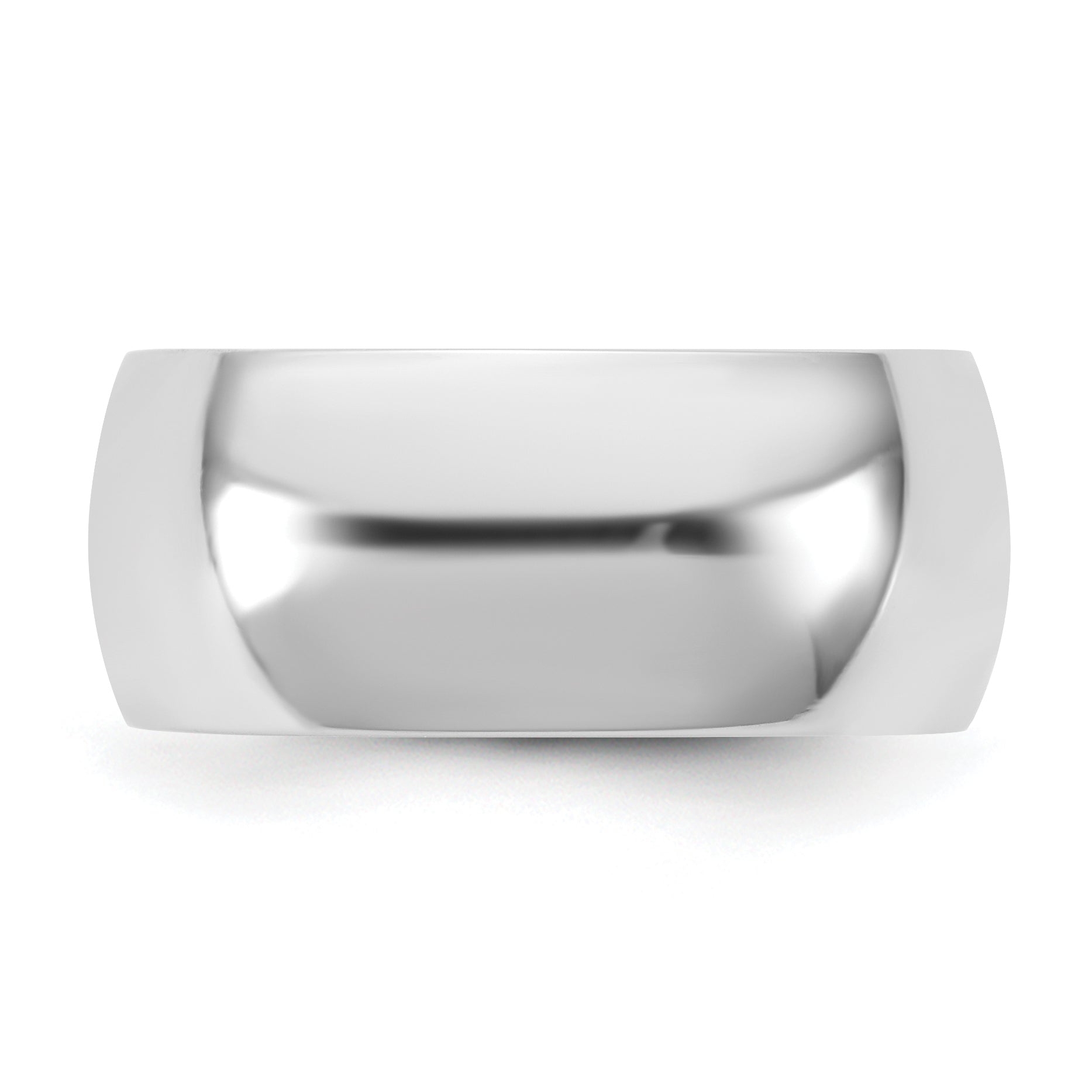 10K White Gold 10Kw 9mm Standard Comfort Fit Band Size 13.5