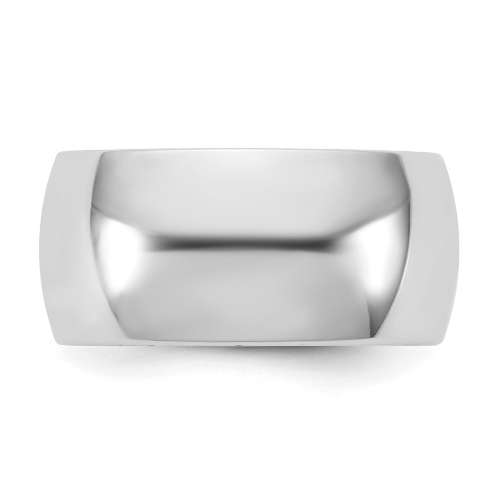 10K White Gold 10Kw 10mm Standard Comfort Fit Band Size 13.5