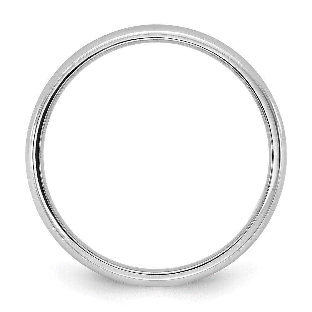 14K White Gold 2.5mm Lightweight Comfort Fit Band