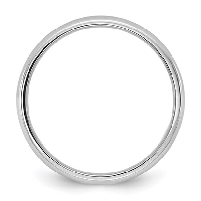 10K White Gold 10Kw 2.5mm Lightweight Comfort Fit Band Size 12.5