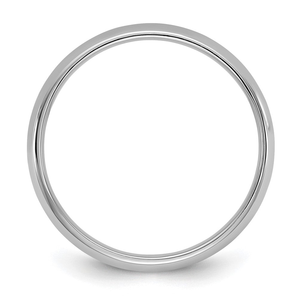 14K White Gold 3.5mm Lightweight Comfort Fit Band