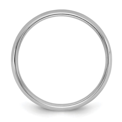 10K White Gold 10Kw 3.5mm Lightweight Comfort Fit Band Size 10.5