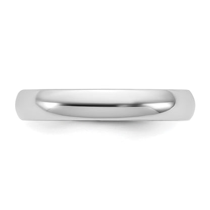 14K White Gold 3.5mm Lightweight Comfort Fit Band