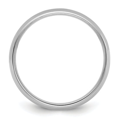 10K White Gold 10Kw 4.5mm Lightweight Comfort Fit Band Size 12.5