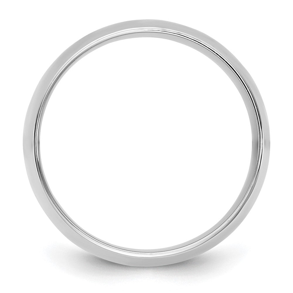 10K White Gold 10Kw 9mm Lightweight Comfort Fit Band Size 13