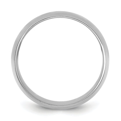 10K White Gold 10Kw 10mm Lightweight Comfort Fit Band Size 11.5