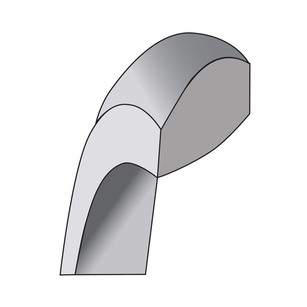 10K White Gold 10Kw 9mm Lightweight Comfort Fit Band Size 12