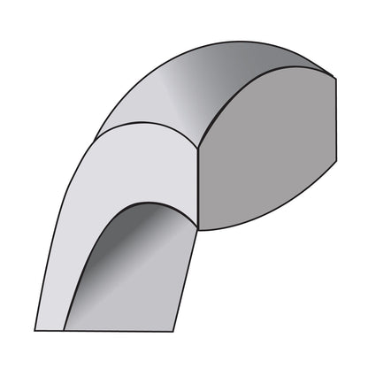 10K White Gold 10Kw 4.5mm Standard Comfort Fit Band Size 7