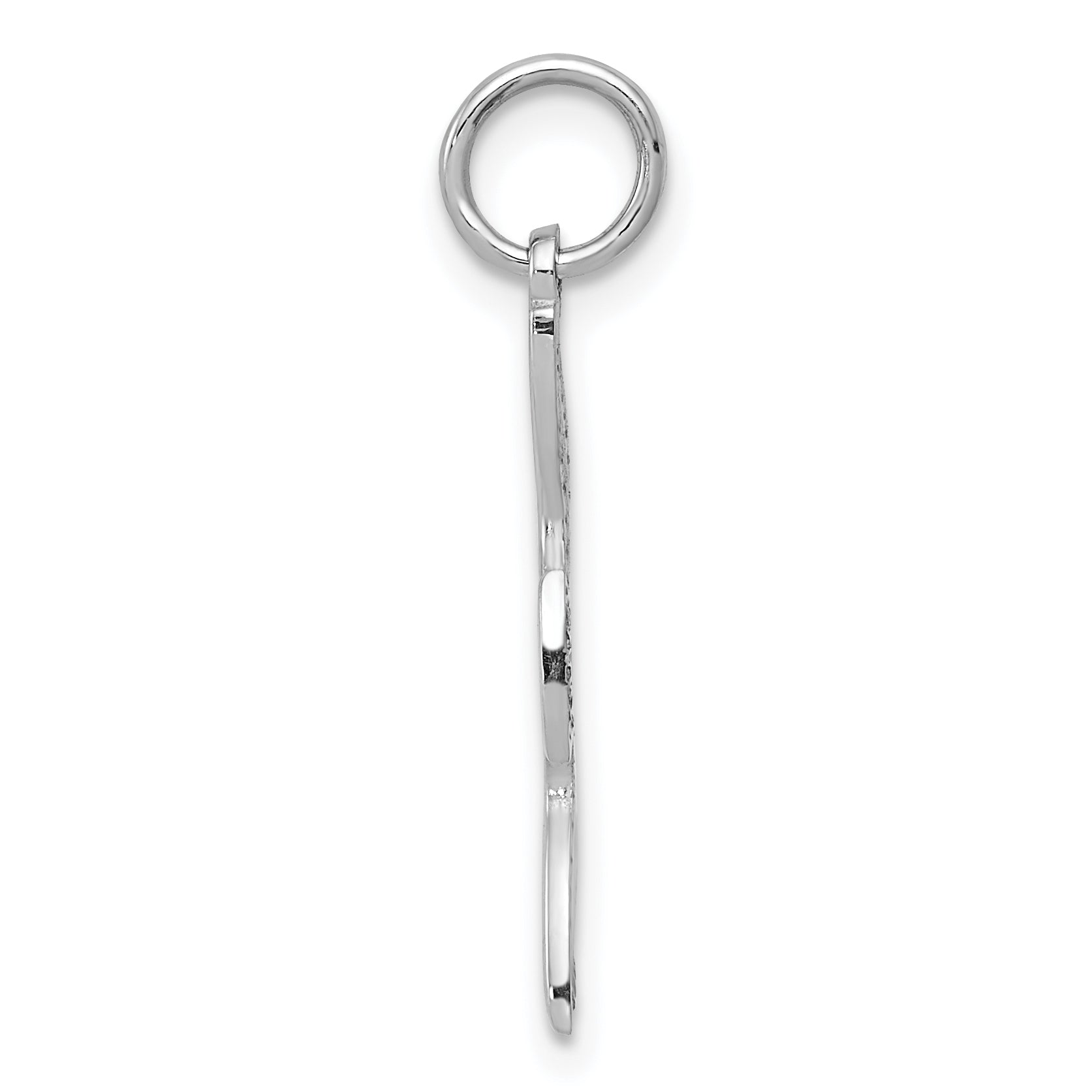 14K White Gold Dove Charm